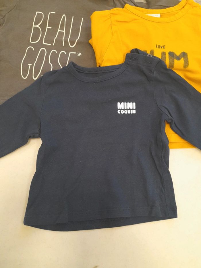 T shirt 3 mois et 1 gilet - photo numéro 2