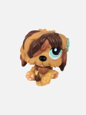 Littlest Petshop LPS Chien de Berger Brun #1077