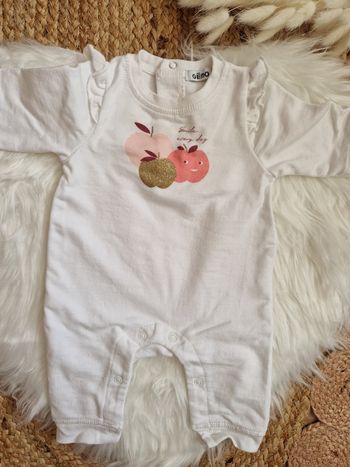 Pyjama blanc Gemo 3 mois