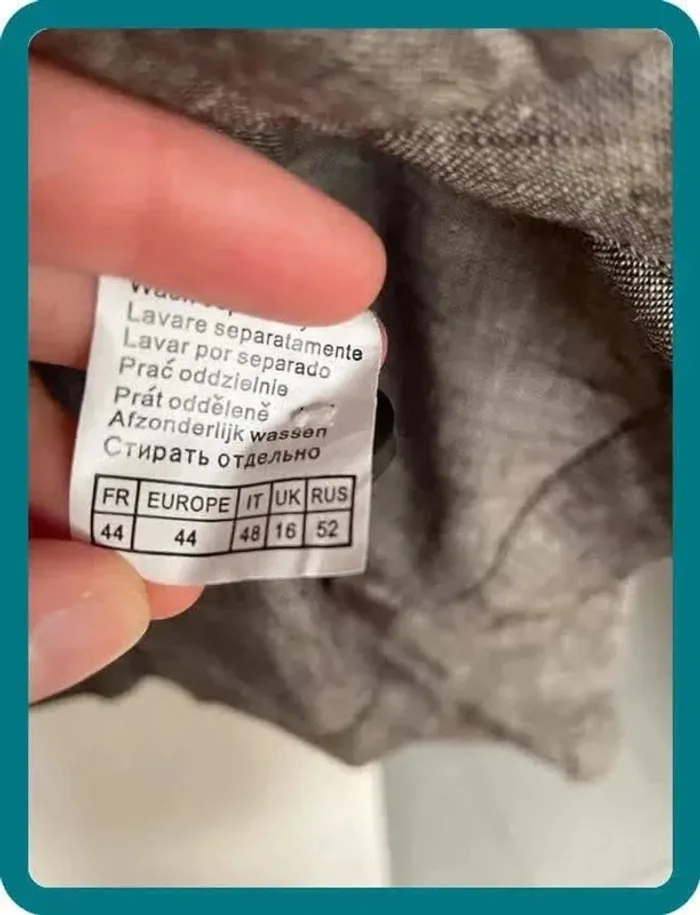 veste chemise grise - photo numéro 2