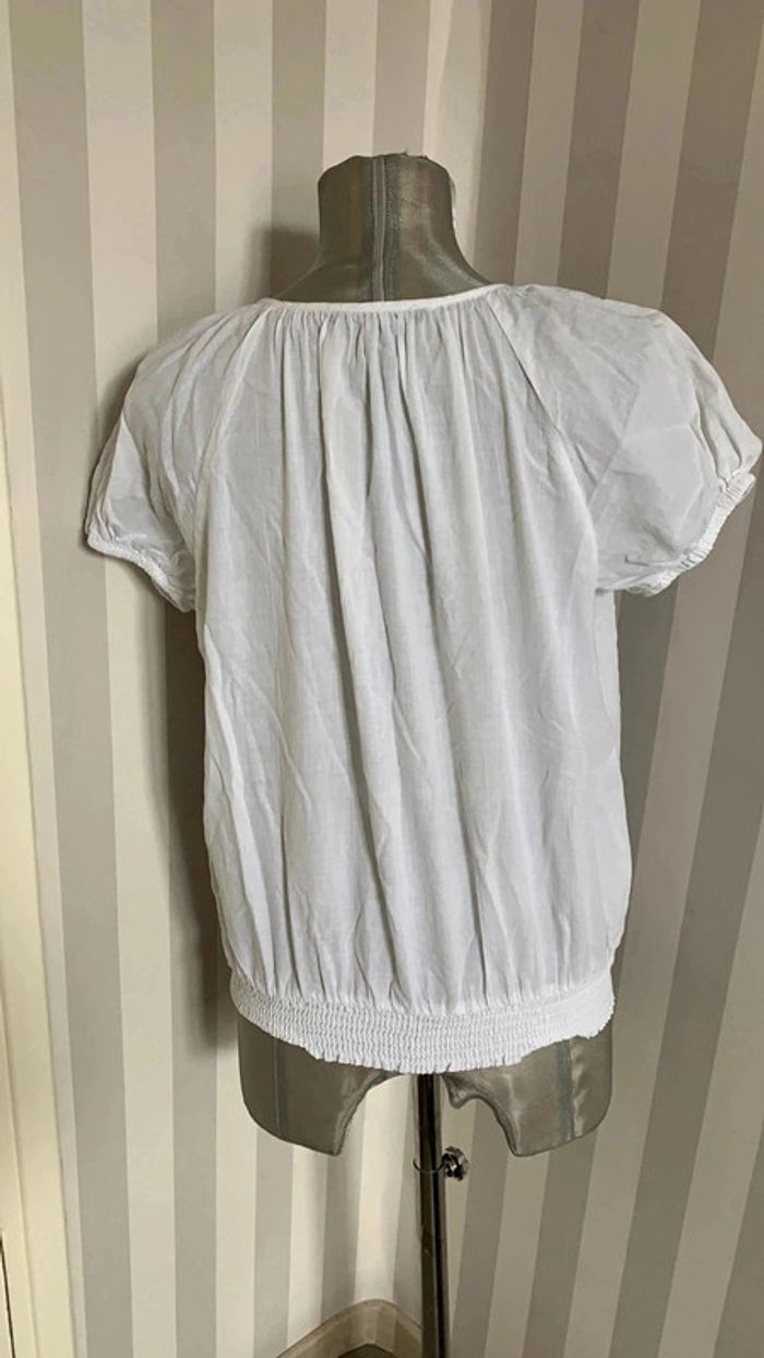 Blouse brodée atmosphère T:40/42 neuf - photo numéro 2