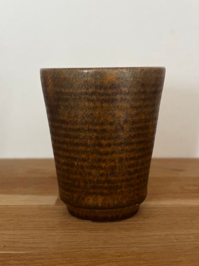 Vintage lot de 4 gobelets en grès - photo numéro 8