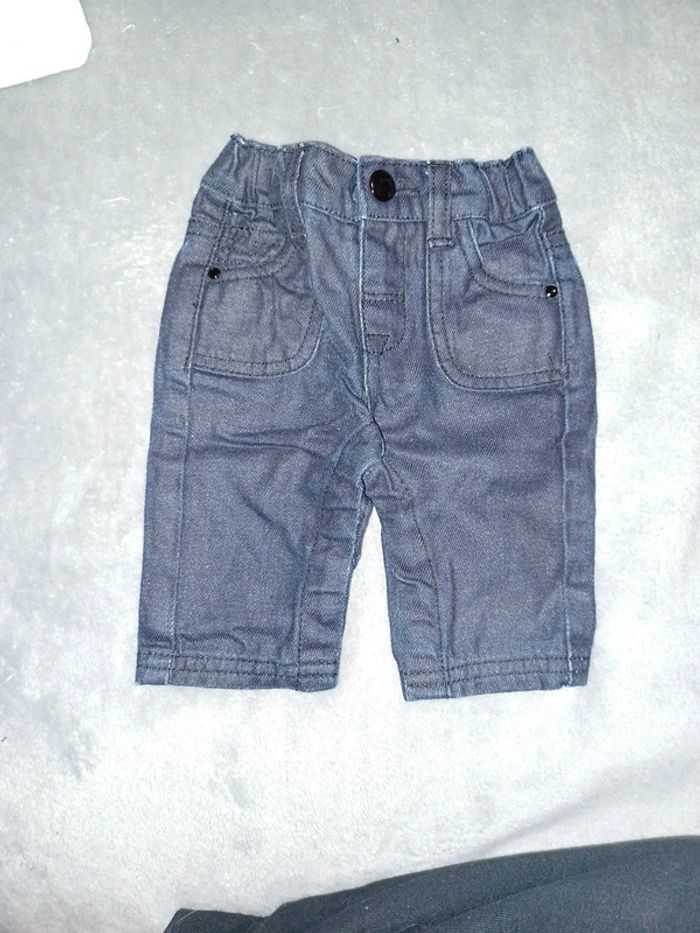 Jean pantalon réglable 1 mois kitchoun