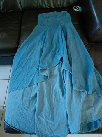 Robe bustier courte devant longue derrière M