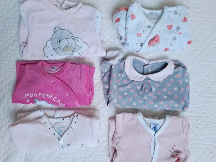 Lot 6 pyjamas - prema/naissance et 1 mois - photo numéro 2
