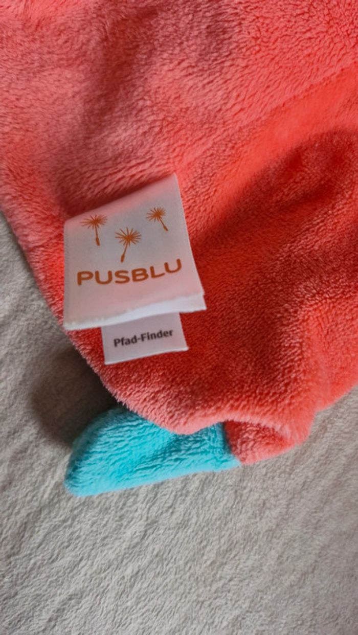Doudou plat Flamant rose pusblu - photo numéro 5