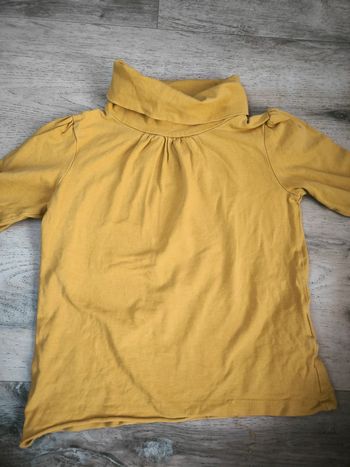 Tee shirt col roulé tape à l'oeil 4ans