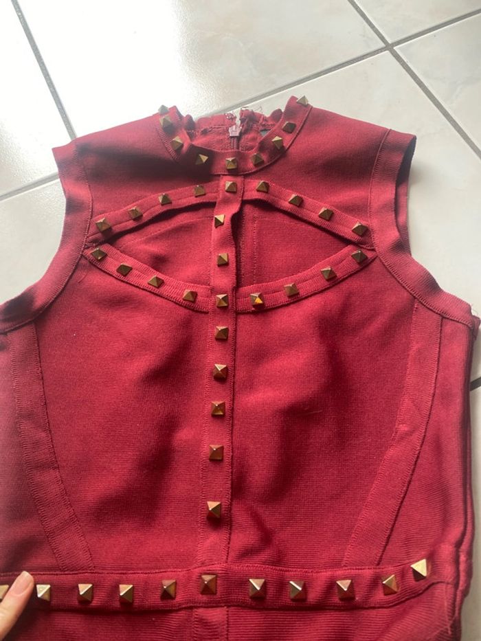 Robe bordeaux, taille M Danity - photo numéro 2