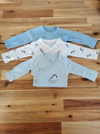 Lot body manches longues TeX 3 mois