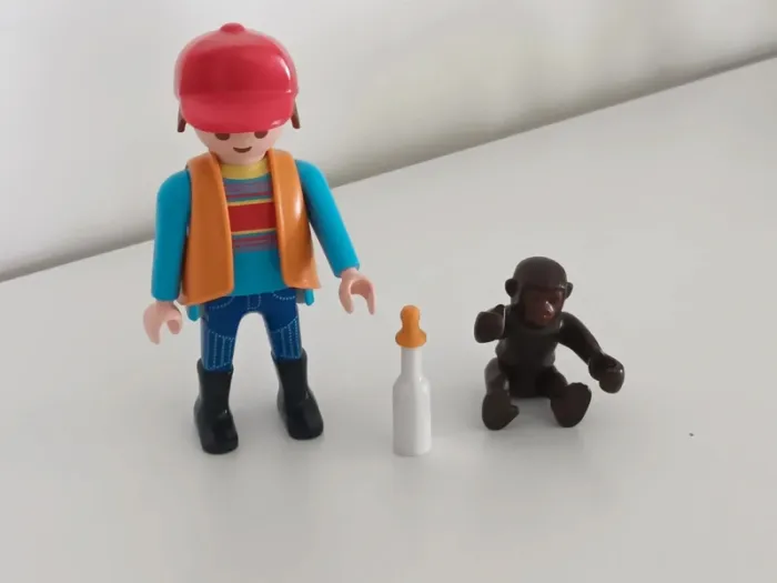 Soigneur avec singe playmobil - photo numéro 5