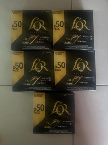 Café capsules l’or 250 dosettes