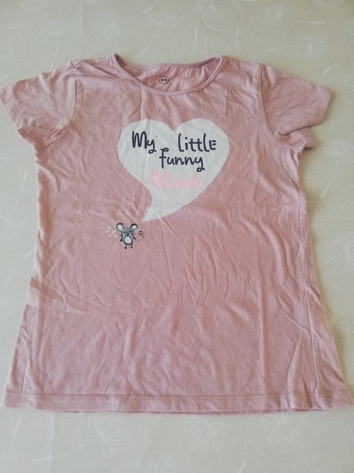 Tee shirt manches courtes Tex 9/10 ans neuf 2€5