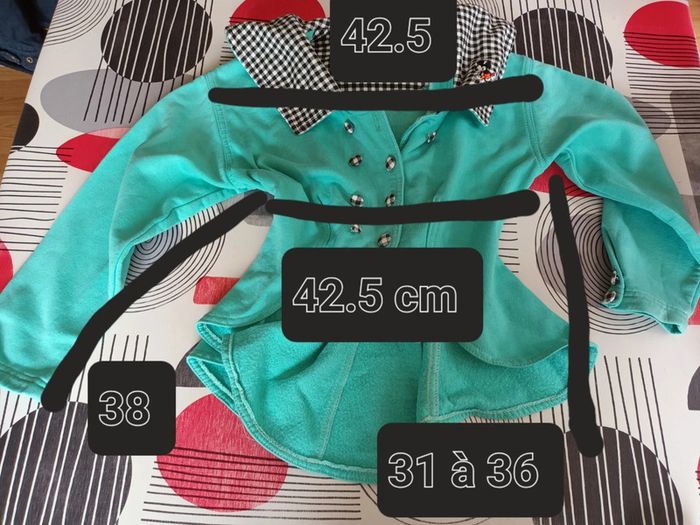 Tailleur jupe et veste 👧 Vintage taille 12 ans - photo numéro 10