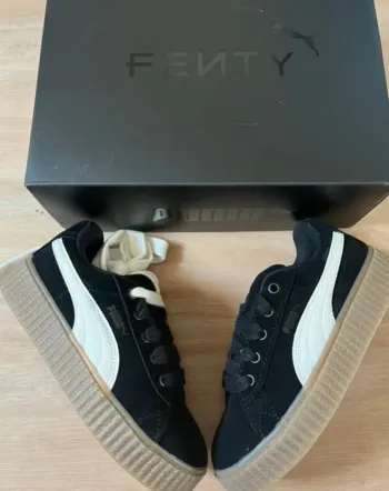 Puma X Fenty Creeper Black White 35