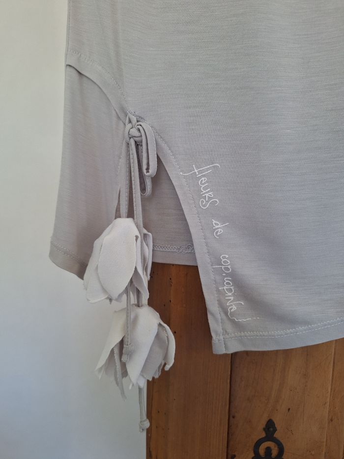 Tee shirt "fleurs" de Cop. Copine - T38 - photo numéro 6