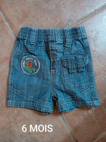 Short garçon 6 MOIS