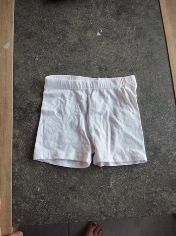 Short blanc fille 5 ans zeeman