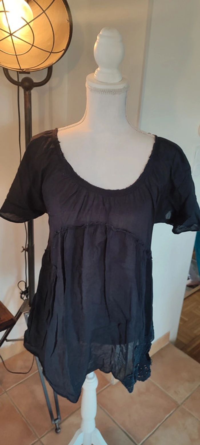 Blouse noire T38