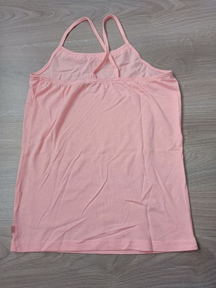 Débardeur fille couleur: rose/corail Okaïdi taille 12 ans en bon état - photo numéro 4