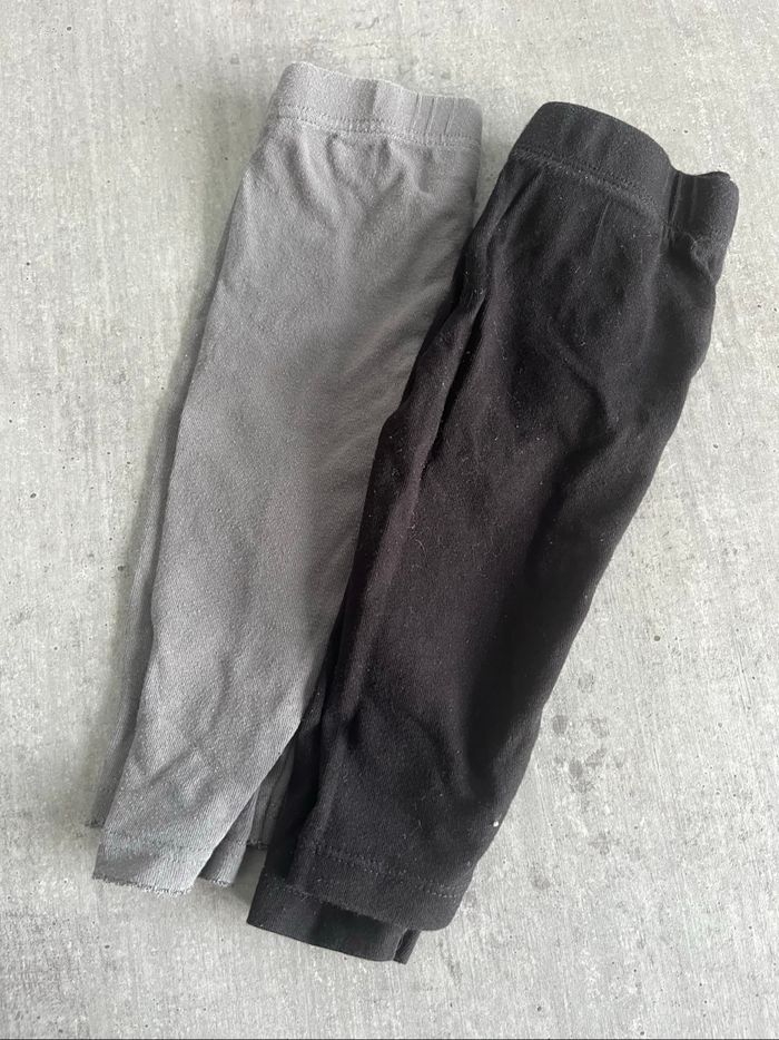 2 leggings 6 mois fille