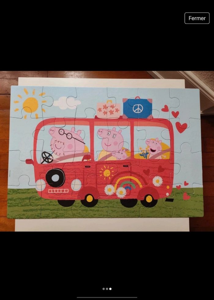 Puzzle géant 24 pièces Peppa pig - photo numéro 3