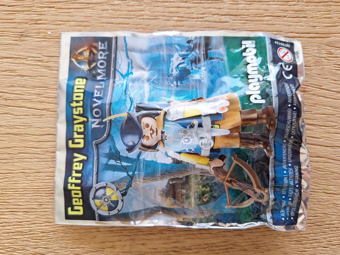 sachet playmobil novelmore - chevalier geoffrey graystone - neuf emballé