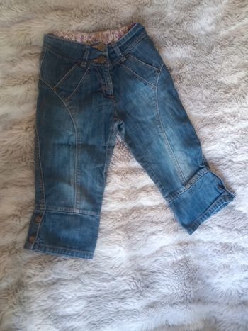 Pantacourt en jean fille 6 ans-0kaidi