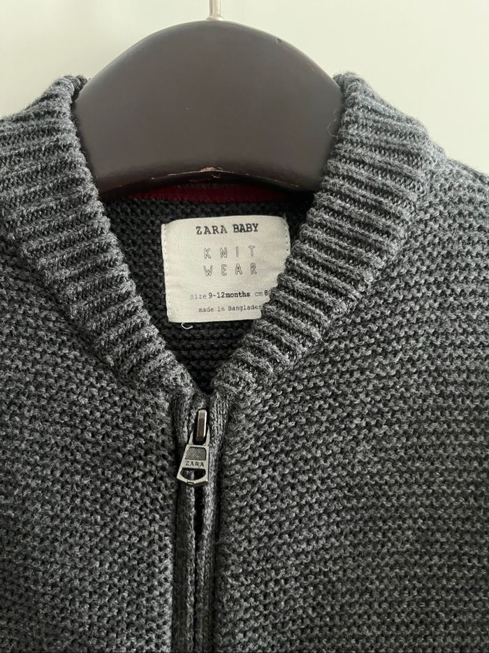 Zara gilet zippé 9-12 mois - photo numéro 3