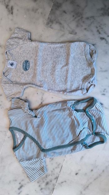 Lot de 2 bodys manches courtes