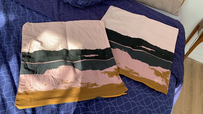 Lot de deux taies d’oreillers IKEA