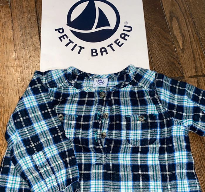 Blouse petit bateau  12 mois - photo numéro 2