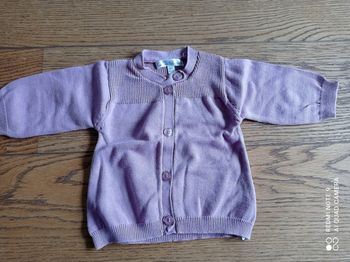 Gilet fille rose, Kiabi, 3 mois NEUF
