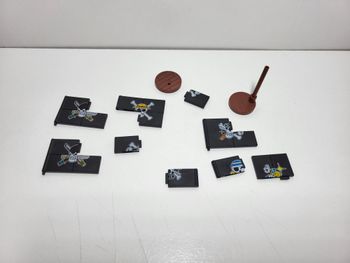 One Piece Mini Figurine - Choco Egg - Flag Drapeau Imcomplet