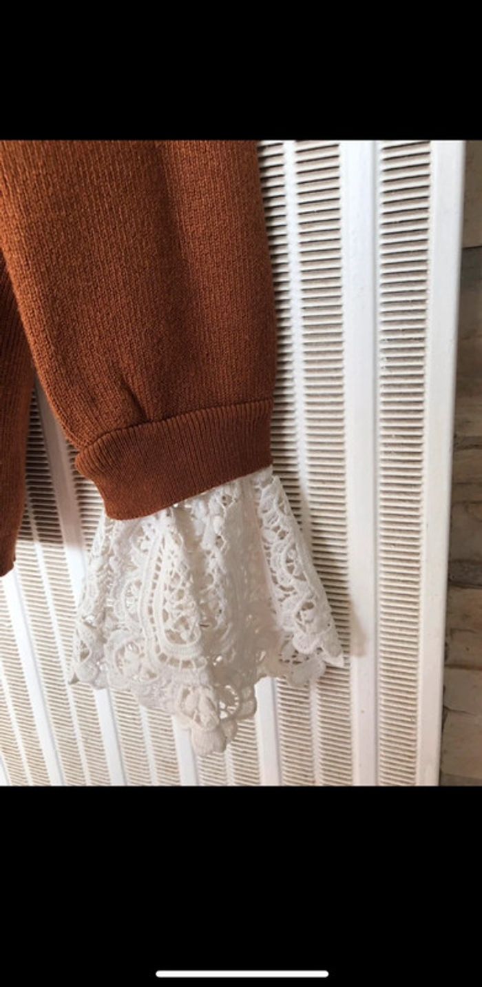 Pull avec manches dentelles - photo numéro 2