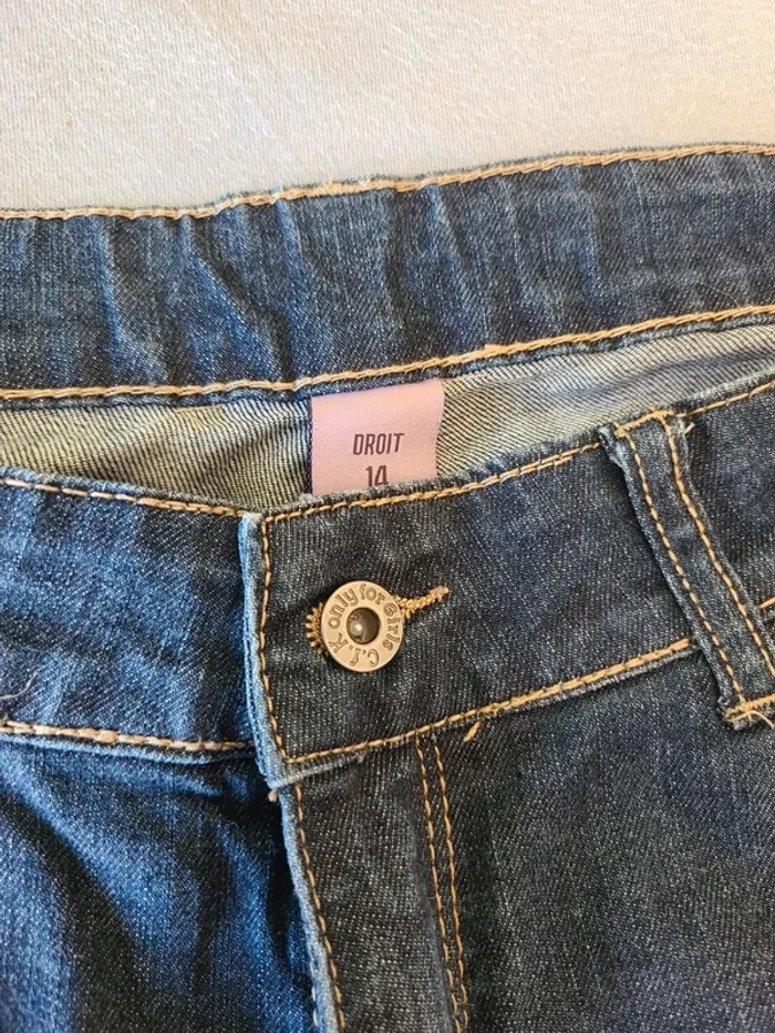 Jeans droit fille 14 ans - photo numéro 4