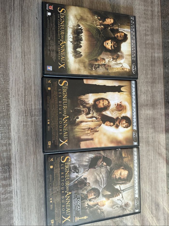 3 DVD Le Seigneur des Anneaux