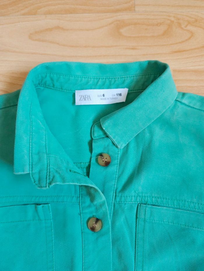 Robe vert zara 5 ans - photo numéro 3