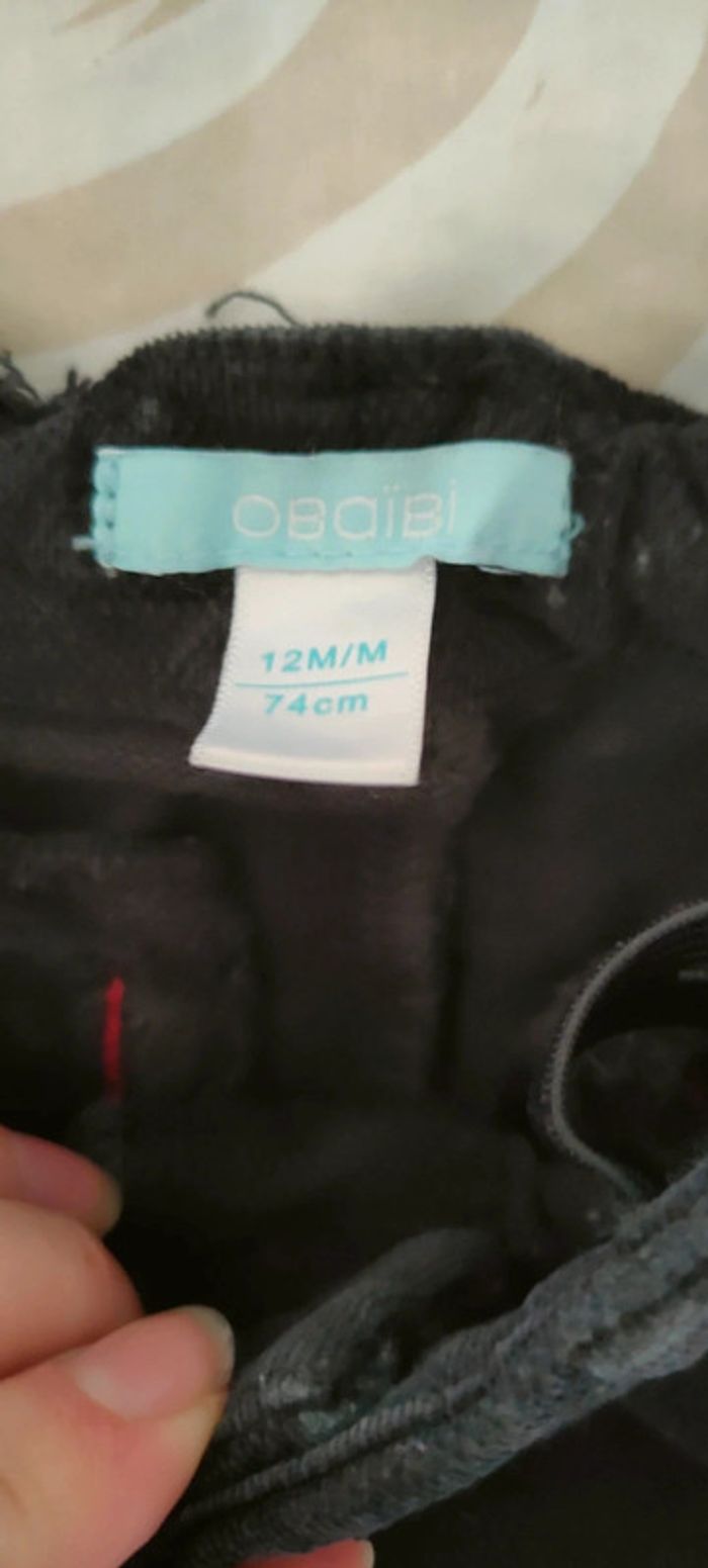 Pantalon côtelé 12 mois - photo numéro 2