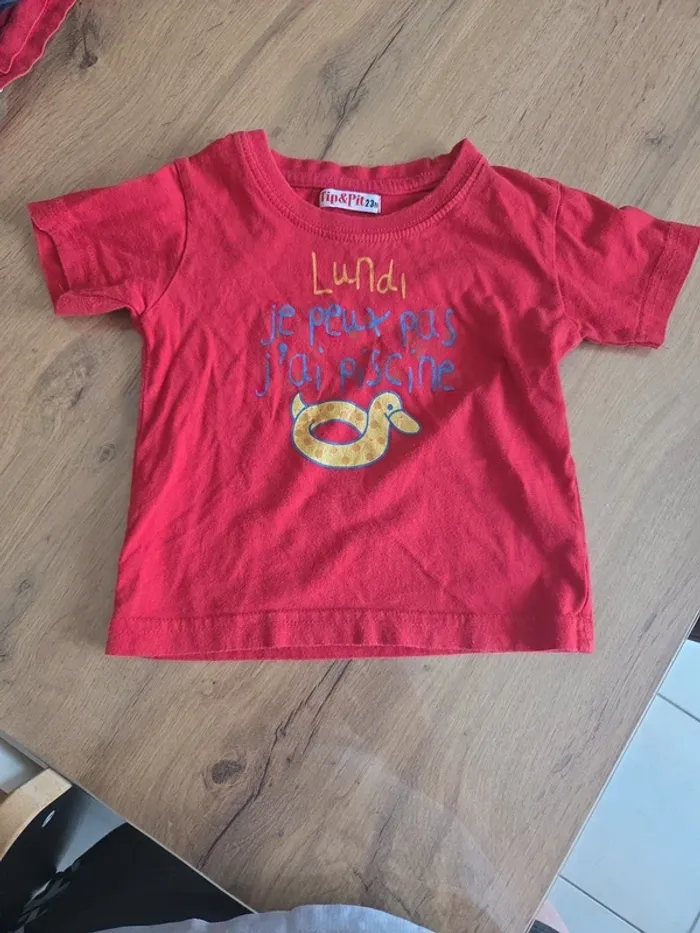 Tee-shirt lot de 9 - photo numéro 2