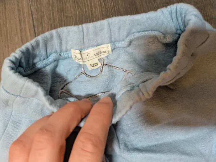 Lot 6 pantalons garçons 3 mois chaud très bon état lupilu obaidi tex mes petits cailloux - photo numéro 5