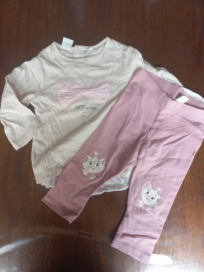 Ensemble "marie" 12 mois disney baby