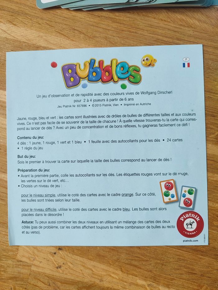 Jeu de société bubbles - photo numéro 4