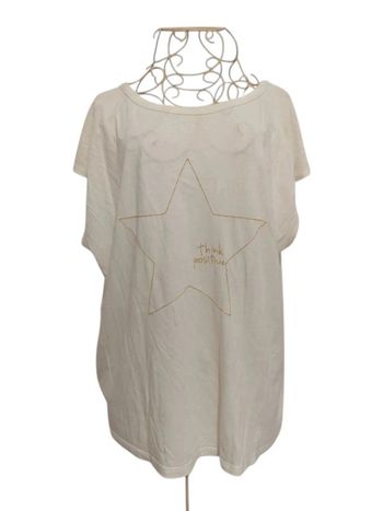 Haut blanc crème Mango Taille M