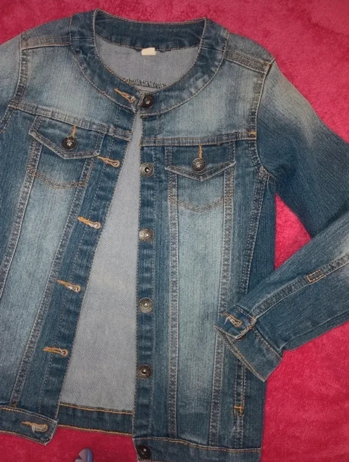 Veste en jean fille - photo numéro 2