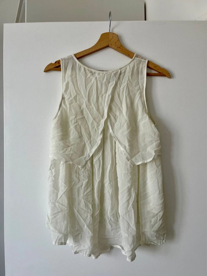 Haut blanc crème ekyog taille 40 - photo numéro 3
