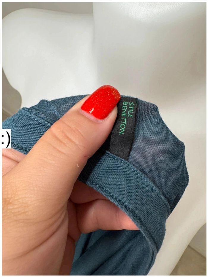 Haut manches longues femme Benetton taille L - photo numéro 8