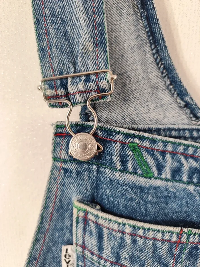 Salopette en Jeans Levi's Vintage - photo numéro 5