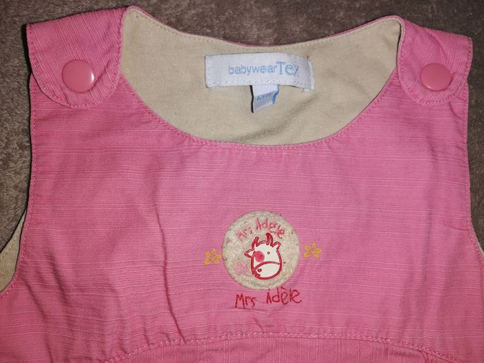 Robe 12 mois fille Tex baby rose - photo numéro 2