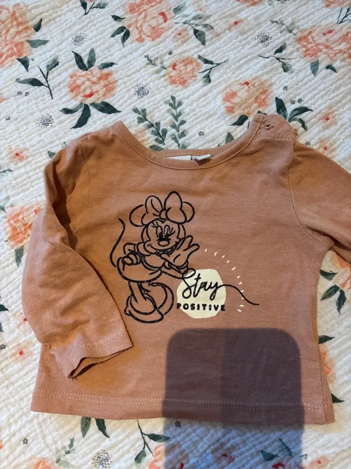 T-shirt manches longues 1 mois