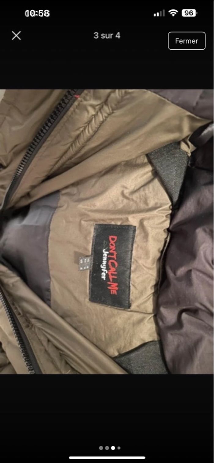 Vends doudoune femme kaki - photo numéro 3